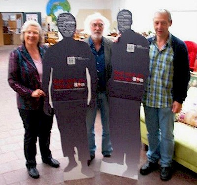 v.l.n.r. = Brbel Hhn MdB, Anita S., Dr. Gerd Brenner, Bernd K. und Wilfried Reiners vom Volksverein