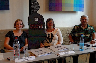 Sabrina O. im Arbeitskreis Arbeitslosigkeit bei der Fachtagung für Erzieherinnen und Erzieher in Kindertageseinrichtungen Sabrina O. im Arbeitskreis Arbeitslosigkeit bei der Fachtagung für Erzieherinnen und Erzieher in Kindertageseinrichtungen